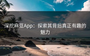 深挖麻豆App：探索其背后真正有趣的魅力