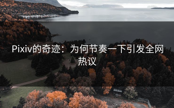Pixiv的奇迹:为何节奏一下引发全网热议 Pixiv的奇迹:为何节奏一下引发全网热议